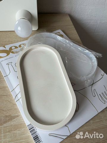 Силиконовая форма / молд / овальный поднос