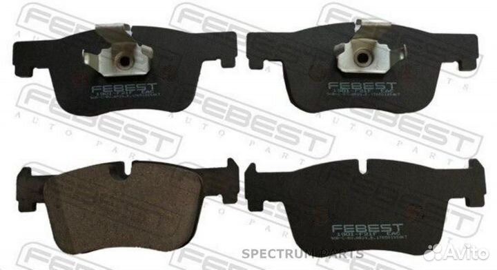 Febest 1901F21F колодки тормозные передние
