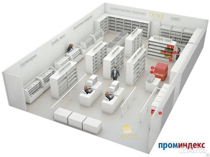 Оборудование для магазина под ключ