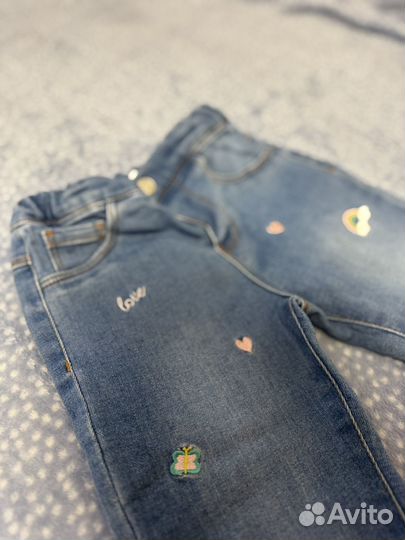 Джинсы для девочки 86