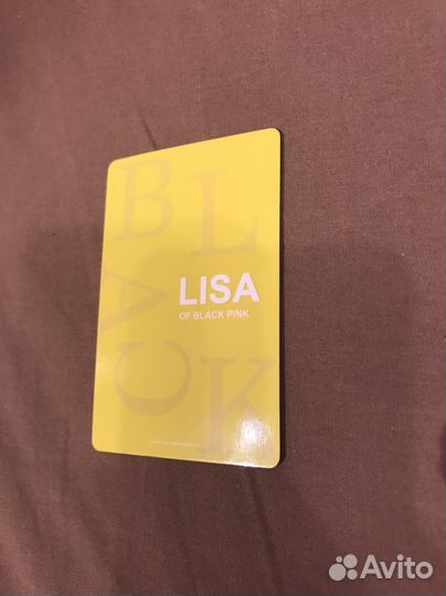 Карта Blackpink Lisa