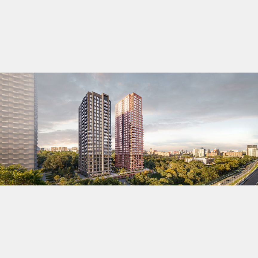 2-к. квартира, 57,2 м², 12/23 эт.