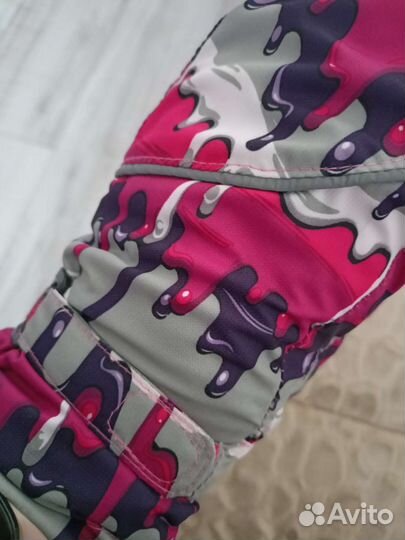 Краги и шапка+снуд на 4-6 лет