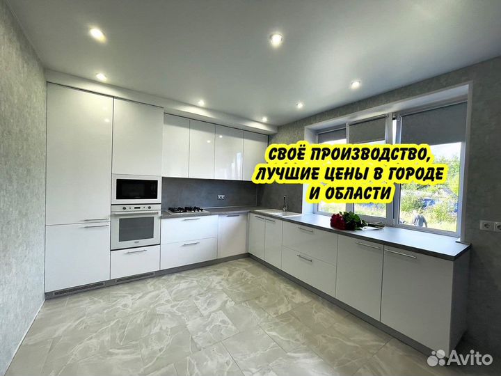 Прямая кухня на заказ под ключ