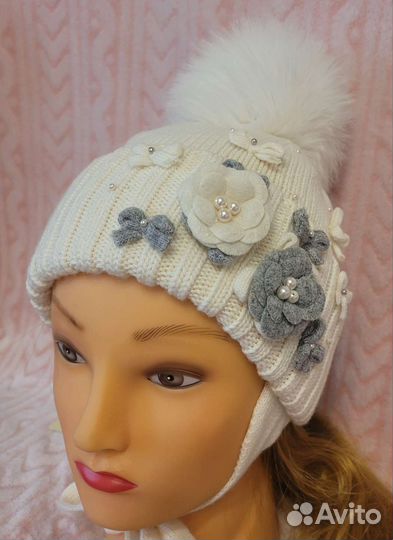 Шапка зимняя шерстяная чоби chobi 44-46,48-50,54