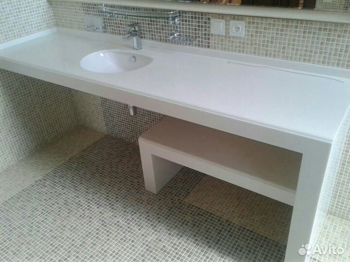 Столешница для ванной