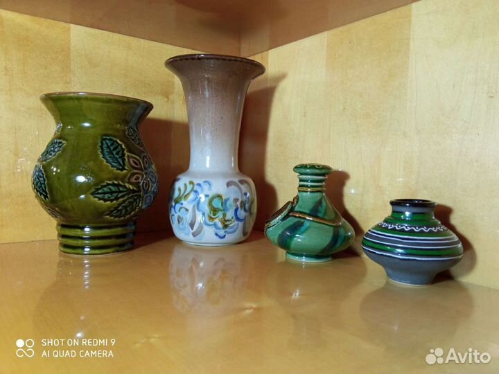 Вазы и штоф-графин лксф Винтаж из 1970-х