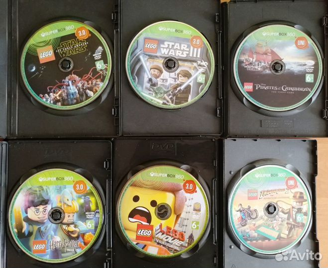 Игры серии Lego на Xbox 360 (коллекция)