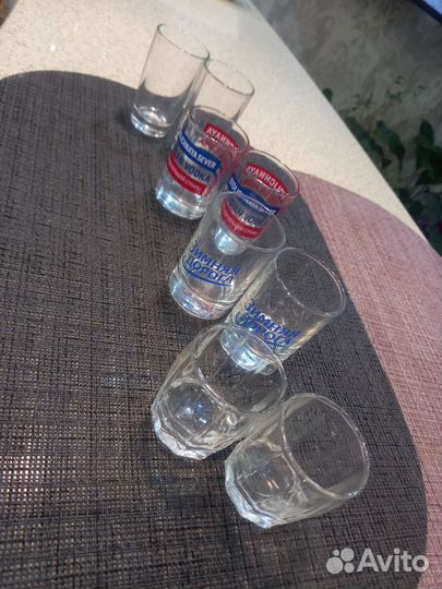 Рюмки, бокалы, стаканы