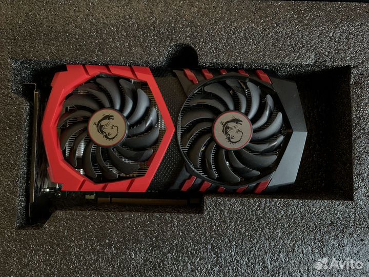Видеокарта MSI GeForce GTX 1050 Ti gaming X