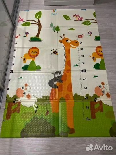 Детский коврик для ползания новый (заводской брак)