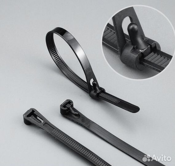 Хомуты-стяжки многоразовые (ok для туризма,120 шт)