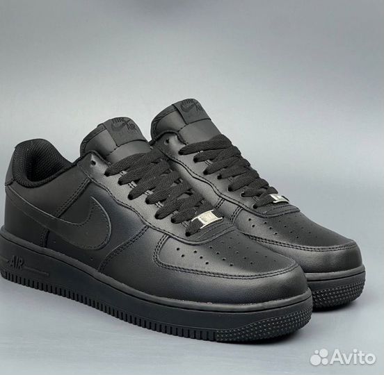 Черные Nike Air Force 1