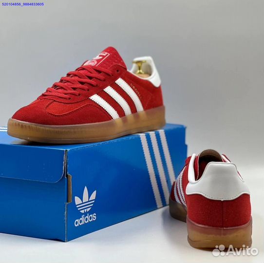 Кроссовки Adidas Gazelle Red (Арт.79302)