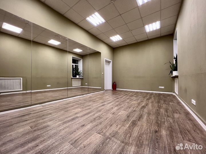 Аренда зала (почасовая) для танцев, фитнеса, йоги