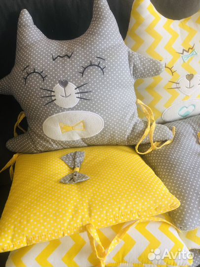 Бортики на детскую кроватку