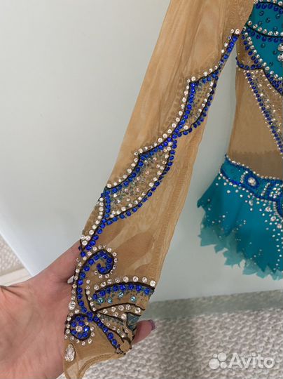 Платье для выступлений фигурное катание 128