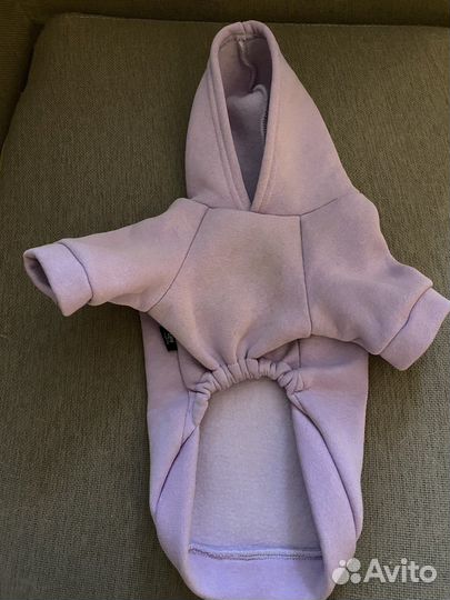 Толстовка худи для собаки с капюшоном