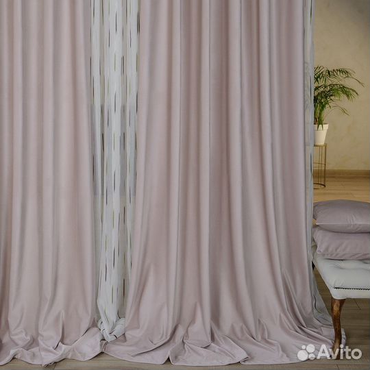 Шторы бархат Беллиссимо Лотос