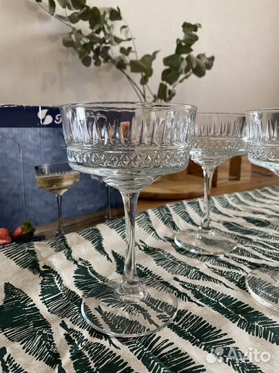 Набор бокалов для шампанского креманки