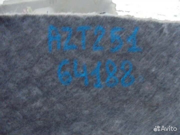 Ковер пола Toyota Avensis AZT251 2AZ-FSE 2007/4