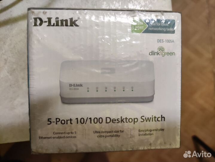 Коммутатор D-Link DES-1005A (5 портов)