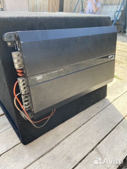 Сабвуфер и усилитель