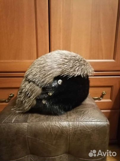 Шапка норковая женская