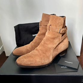 Yves Saint Laurent Wyatt Jodphur Suede Boots