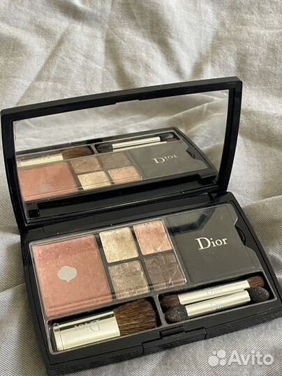 Палетка Dior тени румяна помада