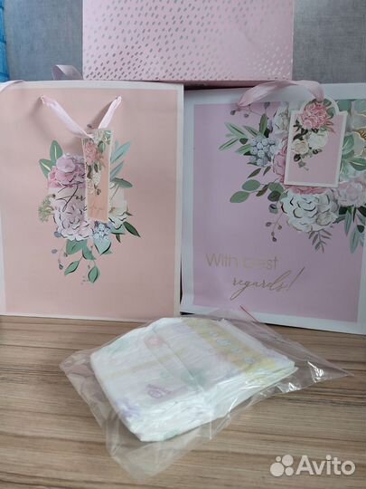 Подгузники пробники 7 видов набор в роддом