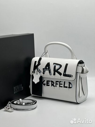 Сумка женская Karl Lagerfeld натуральная кожа