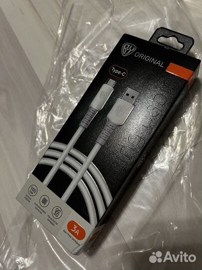 BY Кабель для зарядки Powerful Type-C-Type-C, 1м