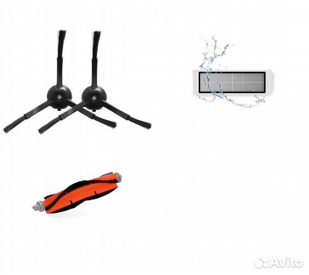 Фильтры и щётки для роботов-пылесосов Xiaomi ориг