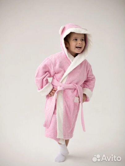 Детские махровые халаты