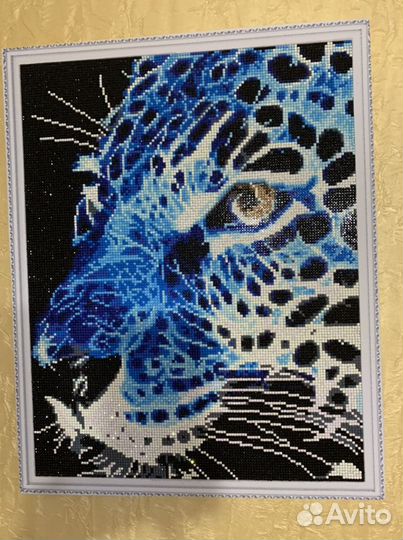 Алмазная мозайка 40 на 50, готовая