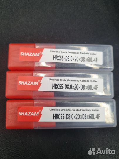 Фреза Концевая 8*20*D8*60мм 4F по металлу твердосп