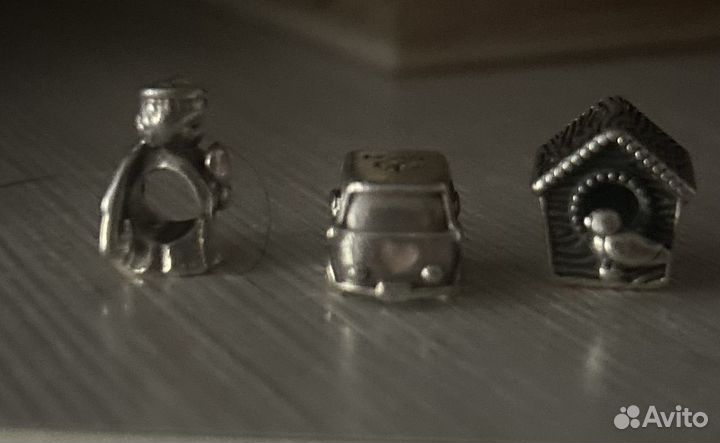 Шармы pandora серебро
