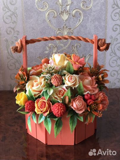 Букеты из мыла ручной работы