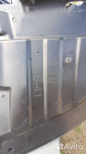 Пыльник переднего бампера lancer 10