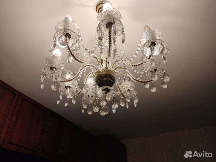 Люстра хрустальная чехия