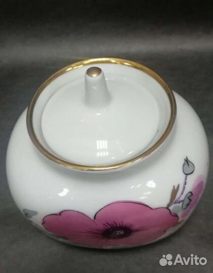 Советский фарфоровый сервиз лфз Розовая ветка