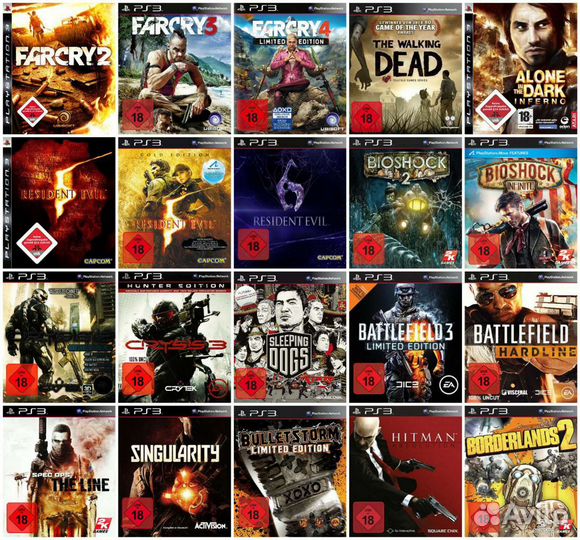 Игры для PlayStation 3 ps3