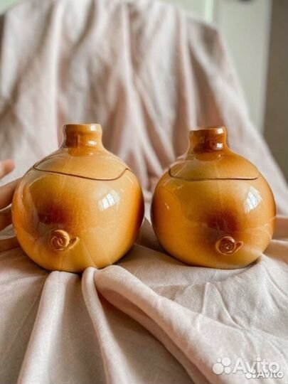 Горшочки для запекания борисовская керамика набор