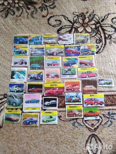 Вкладыши от жвачек турбо и т. д