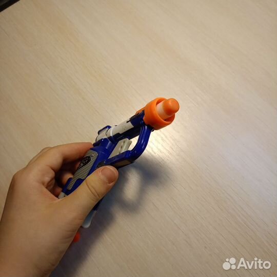 Бластер nerf jolt. Мини-бластер nerf. +2пули
