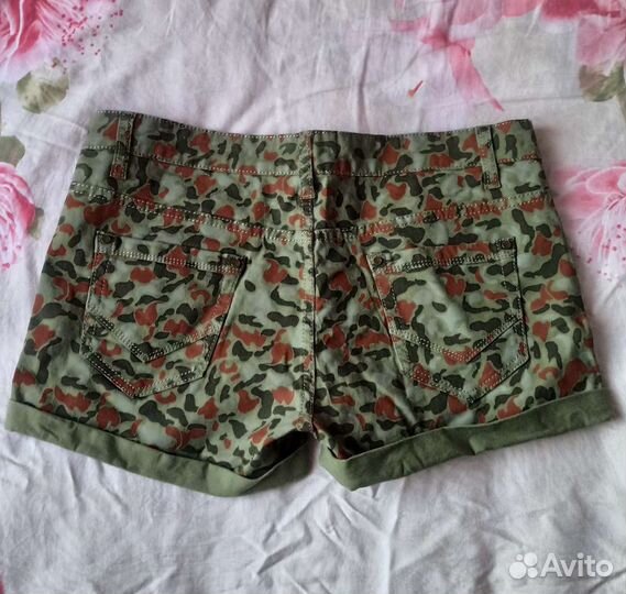 Шорты джинсовые кафуляж новые