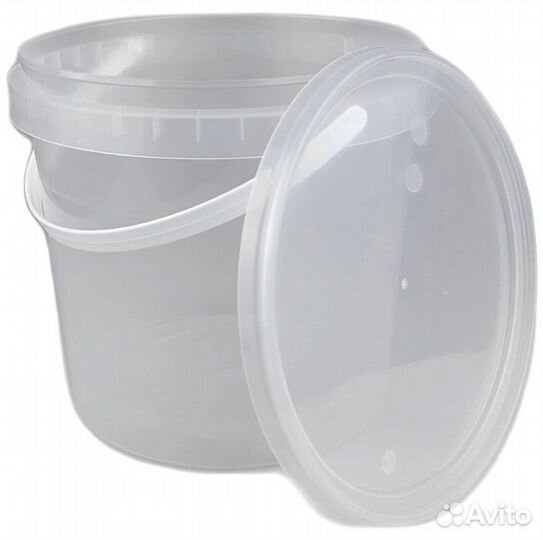 Ведра пластиковые 2 литра