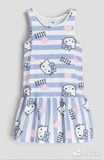 Летнее платье для девочки 128 hm ca
