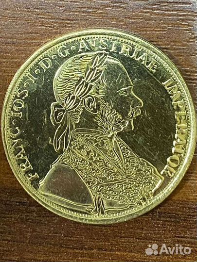 Дукат 1915 года клише форма для золотых монет